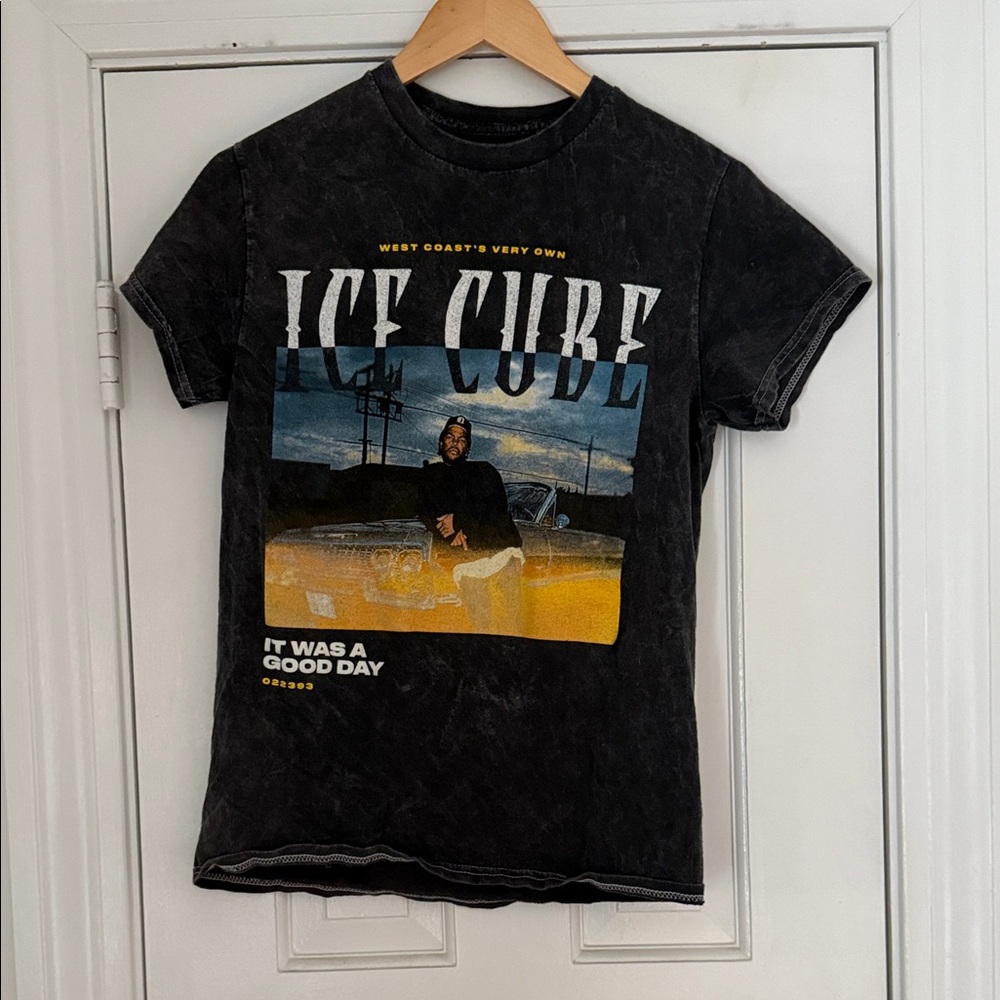 Ice Cube Graphic Black T-Shirt